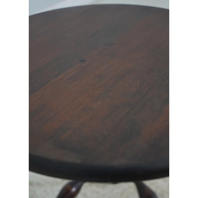 Wallace Nutting Tripod Turned Leg Table For Sale In Philadelphia - Image 6 of 12