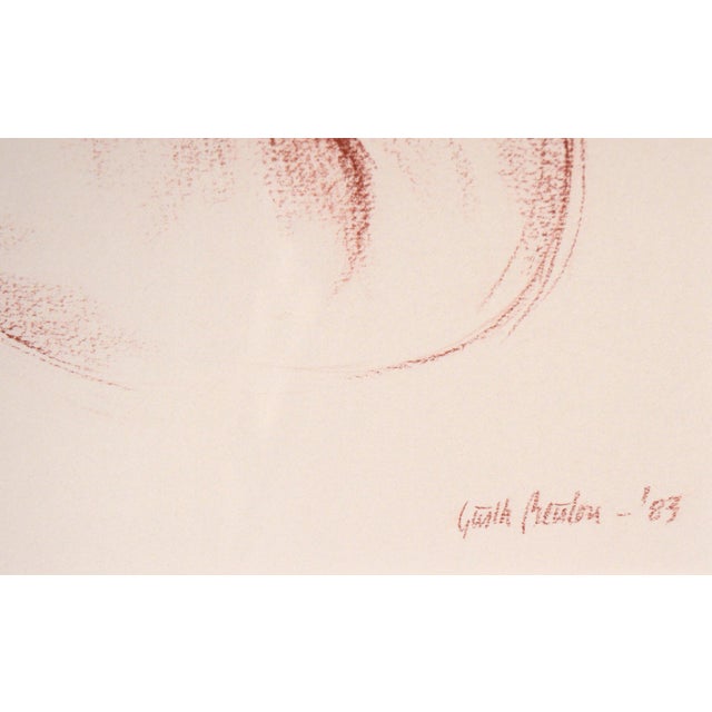 Drawing/Sketching Materials "The Artists Wife" Realistic Nude Woman in Conté on Paper by Garth Benton by Garth Benton For Sale - Image 7 of 8