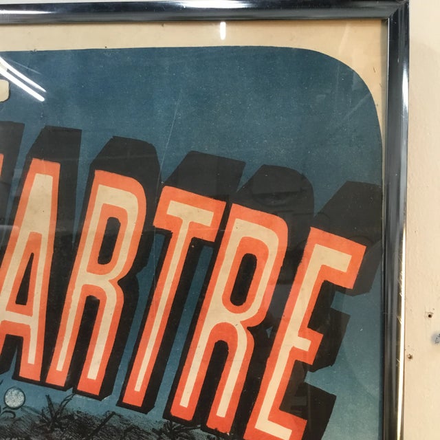 Large 19th Century French Cabaret Poster For Sale In Providence - Image 6 of 12