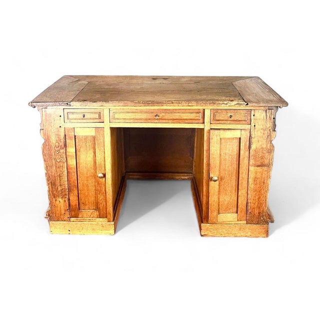 17th Century Henri IV Renaissance French Chest Desk in Carved Wood, France For Sale - Image 9 of 13