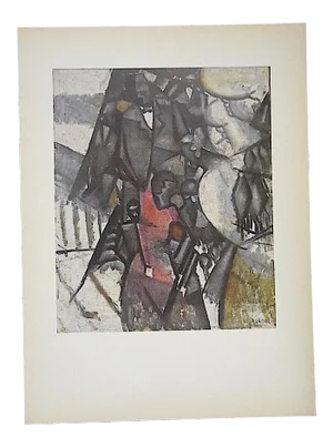 Vintage Mid 20th C. Post-Impressionist Lithograph-Fernand Leger-Folio Size