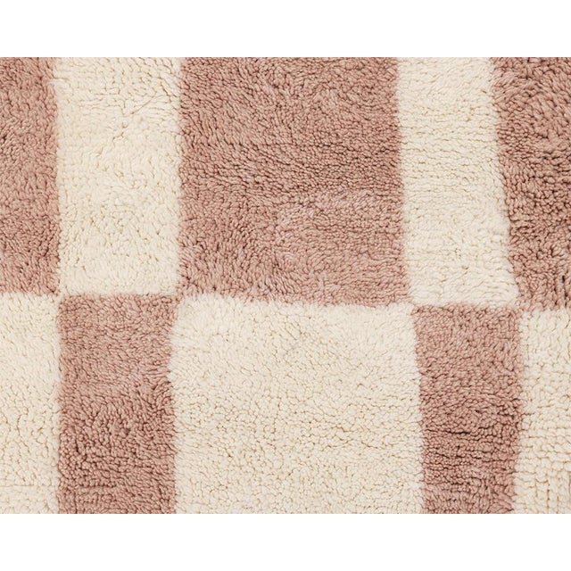 Hand-Knotted Wool Rug by Azele Studio For Sale - Image 6 of 11