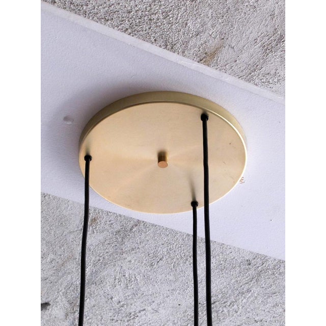 Set of Three Large Staff Pendant Lights, 1960 For Sale In Los Angeles - Image 6 of 10