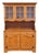 Ethan Allen Heirloom Nutmeg Maple Colonial Early American 47" Buffet W. China Hutch 10-6018 / 10-6036 For Sale