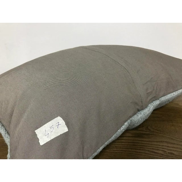 1960s 1960s Vintage Turkish Anatolian Organic Hemp Pillow Cover For Sale - Image 5 of 6