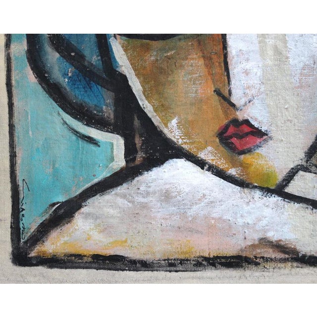 Hidden Portraits XXXIV, 1990s, Acrylic Painting on Cnavas, Framed For Sale - Image 10 of 13