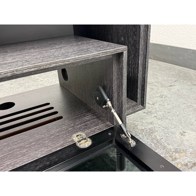 Bdi Cavo Model 8167 Graphite Home Theater Cabinet For Sale - Image 11 of 12