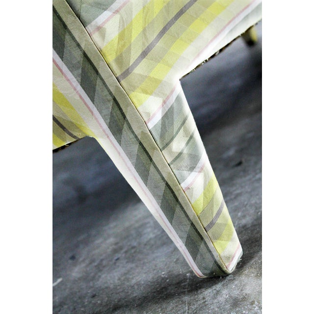 John Hutton for Donghia Spirit Stripe Chaise Lounge | Chairish