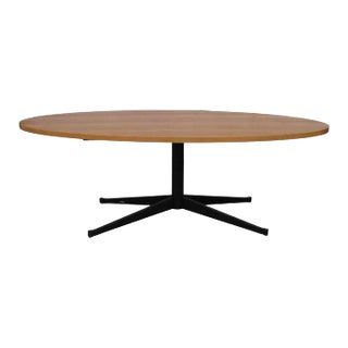 72" 1980s Maple Steelcase Dining Conference Table For Sale