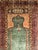 Vintage Turkish Hereke Prayer Rug, Green and Brick Red, Early 1900s, 2' x 3' For Sale - Image 9 of 16