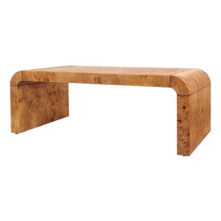 Burl Wood Coffee Table For Sale