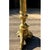 Gold Antique Church Altar Brass Mary Joseph Jesus 12" Fluted Stem Tripod Candlestick For Sale - Image 8 of 10