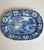 English Antique English Staffordshire Blue and White Platters For Sale - Image 3 of 7