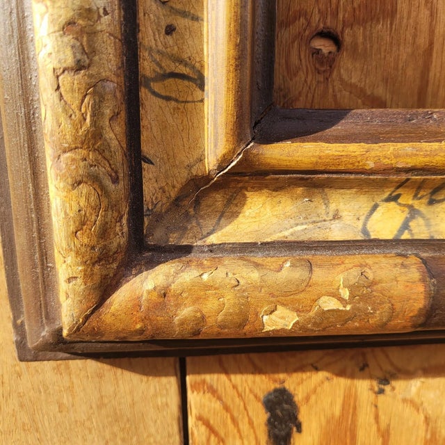 Italian Lacquered Wooden Frame, 1800s For Sale - Image 4 of 14