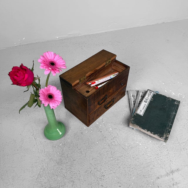 Japanese Hari Bako Sewing Box, 1930s For Sale - Image 6 of 11