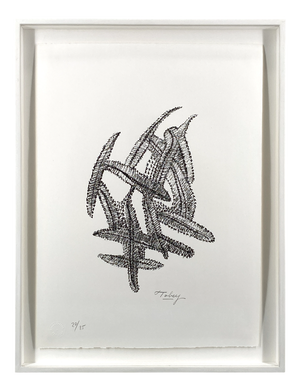 Mark Tobey, Composition in Black, 1972, Lithograph on Paper, Framed