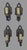 Metal Antique Lincoln No 904 Art Deco Painted Wall Sconces - Set of 4 Rewired For Sale - Image 7 of 8