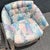 Textile Vintage Postmodern Tufted Swivel Barrel Chairs - A Pair For Sale - Image 7 of 12