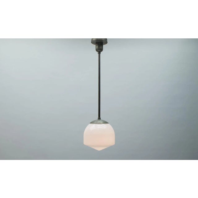 Art Deco German Ceiling Lamp, 1930s For Sale - Image 4 of 17