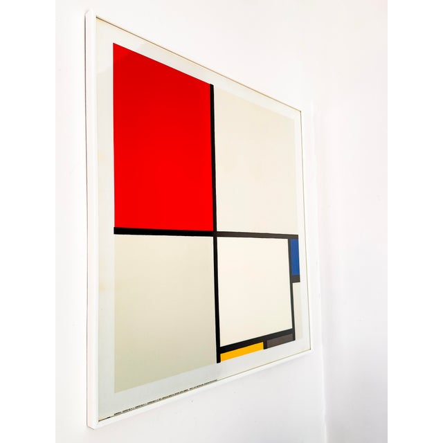 Contemporary Piet Mondrian, Mondrian Composition No. III, 1983, Screen Print, Framed For Sale - Image 3 of 15