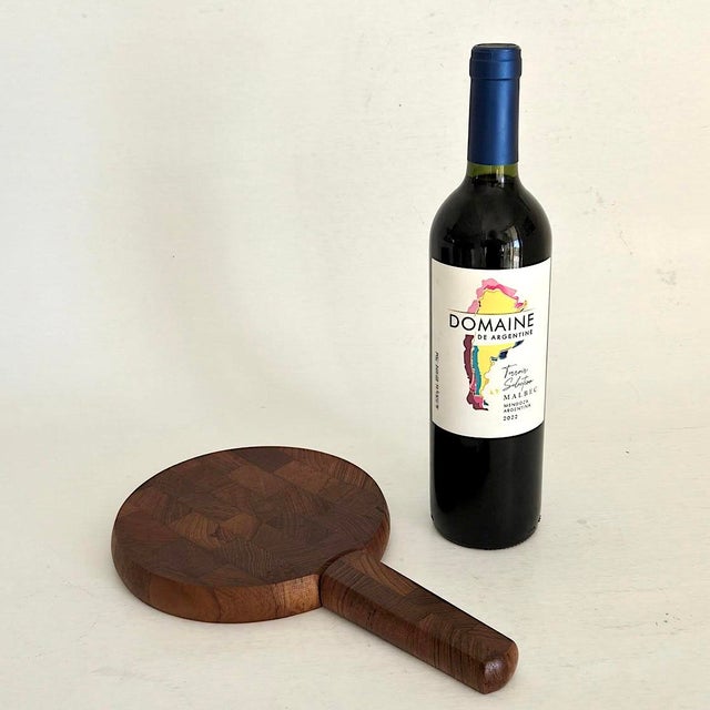 1960s Danish Teak Wood Board With Knife Designed by Jens Quistgaard for Dansk For Sale - Image 9 of 14