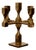 Vintage Swedish Brass Candelabra by Gusum, 1990 For Sale