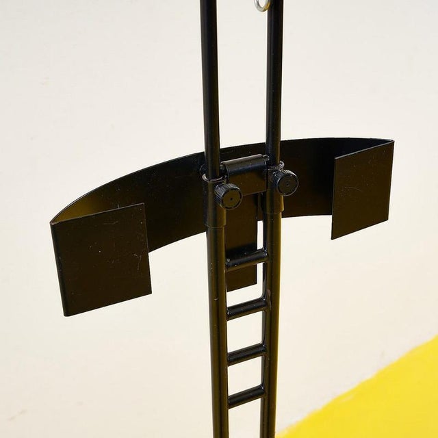 Vintage Standing Coat Hanger in Metal For Sale - Image 4 of 8