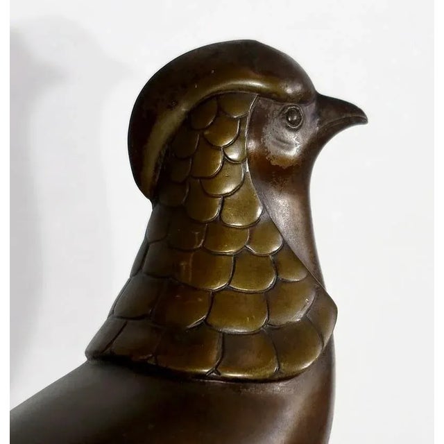 Metal Le faisan Sculpture from de Lorino For Sale - Image 7 of 18
