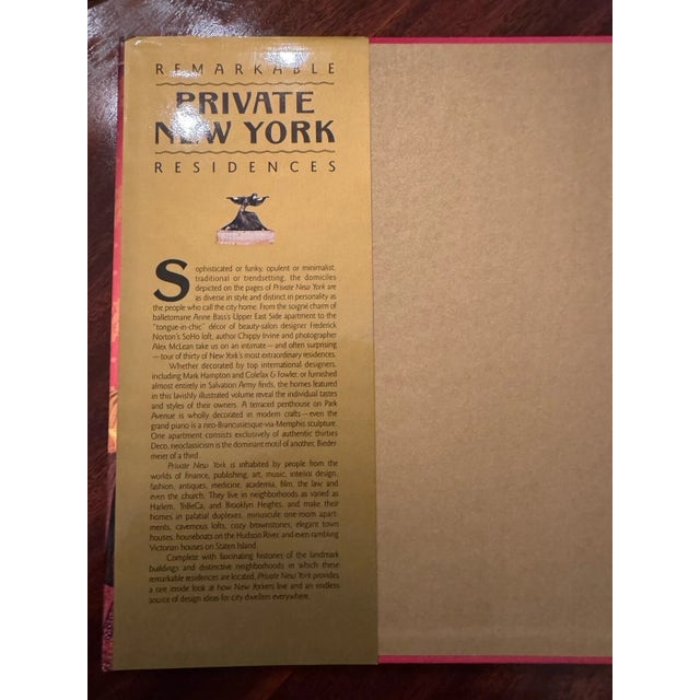 Late 20th Century Private New York: Remarkable Residences by Irvine, Chippy Hardback Book the Fast For Sale - Image 5 of 12