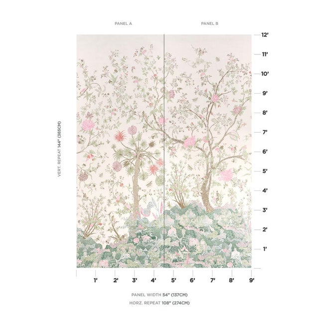 Otherworldly and enchanting, Amaltas is a two-panel set based on an 18th century block-printed fabric document discovered...