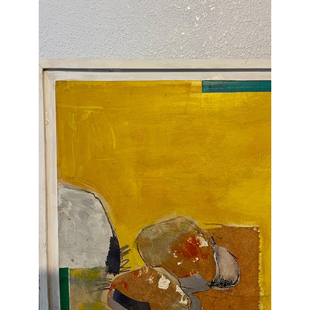 David Hare, 1970 Mod Surrealist Painting Collage David Hare Abstract Landscape Summer Land, 1970 For Sale - Image 10 of 15