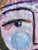 Contemporary Paintings by CL Auker, Mixed Media Colorful Face Triptych on Paper For Sale - Image 6 of 15