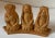 Brown Vintage Hand Carved Monkey Sculpture For Sale - Image 8 of 8