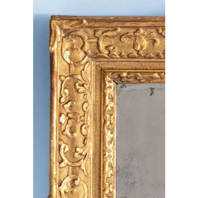 Glass Late 19th Century French Regency Giltwood Mirror For Sale - Image 7 of 9