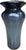 1960s Large Murano Glass Vase 13x8” Opal and Blue For Sale - Image 5 of 5