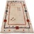 Vintage Persian Gabbeh Rug, Handmade Oriental Rug, Creamy Ivory, Cool boarder For Sale - Image 17 of 18