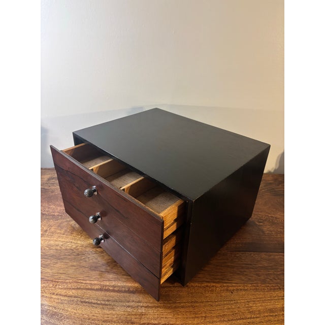 Wood Vintage Mid Century Jewelry Cabinet by Harvey Probber, 1950s, Attributed For Sale - Image 7 of 7