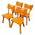 1950s Set of 4 Cushman Colonial Creations Solid Maple Dining Chairs For Sale