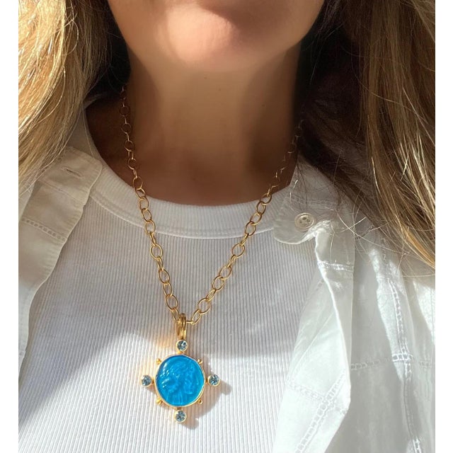 Contemporary Blue Topaz Apollo Enhancer For Sale - Image 3 of 5