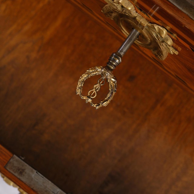 Wood Louis Foureau Commode, Paris, 1760 For Sale - Image 7 of 12