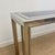 Metal Vintage Console in Chromed Metal and Blue Glass by Liwans, Italy, 1970s For Sale - Image 7 of 9