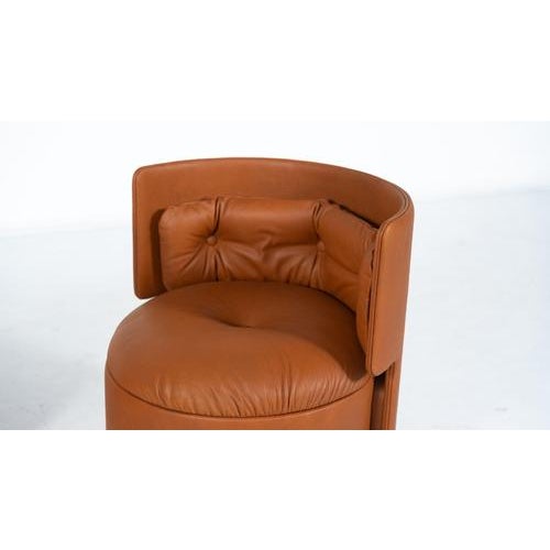 Dilly Daily Vanity in Brown Leather attributed to Luigi Massoni for Poltrona Frau, 1968 For Sale - Image 13 of 18