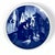 Sweet Petite Blue & White Wall Plate Curation - Group of 7 For Sale - Image 9 of 18