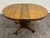Antique American Empire Style Scroll Foot Pedestal Dining Table Breakfast Table For Sale - Image 4 of 14