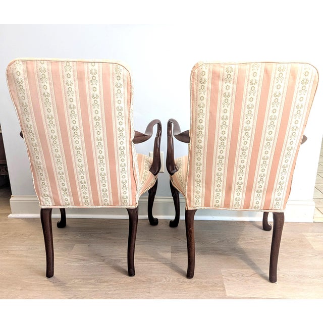 Kittinger Biggs / Kittinger Side Chairs Queen Anne Style - A Pair For Sale - Image 4 of 18