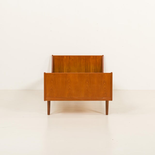 Mid-Century Danish Teak Bed, 1960s For Sale - Image 4 of 10
