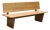 Bench in Light Oak, Italy, 1980s For Sale