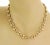 This beautiful classic style necklace is crafted from 14k yellow gold featuring fancy puffed style mariner links, each...