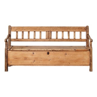 Mid 19th Century English Pine Pedestal Writing Desk For Sale