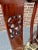 Carved Rosewood Asian Dining Table Chairs, Set of 6 with Cushions. Includes 2 armchairs and 4 side chairs.. Beautifully...